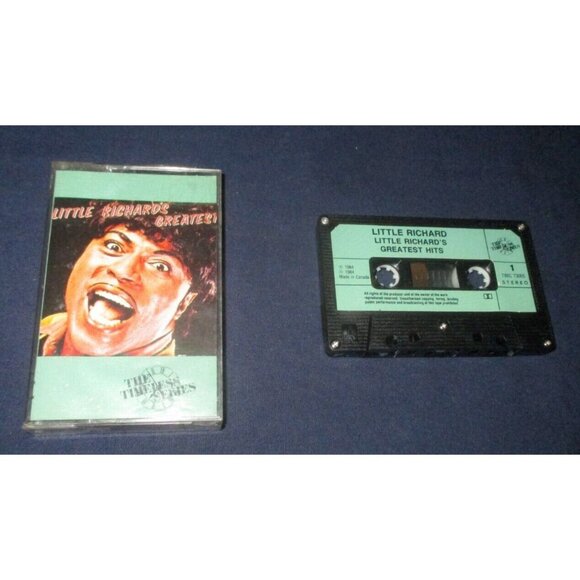 Little Richard's Greatest Hits on cassette (Kent /Polygram Records, 1984) - Picture 1 of 2